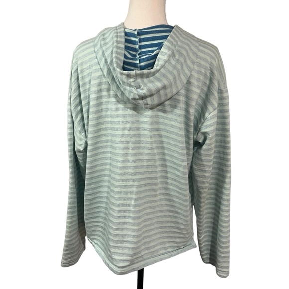 Columbia XL Striped Pullover Hoodie Soft zip up GUC - Picture 5 of 10